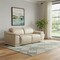 Homeroots 76in Cream and Silver Italian Leather Power Reclining Loveseat 720513 - alternate 6