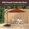 Pure Garden Patio Umbrella Weighted Cross Base 50-LG1177 - alternate 10