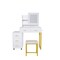 Homeroots 32" White Wood Lighted Five Drawer Dresser 714253 - alternate 1