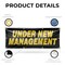 Signmission Under New Management, 36 Inch x 96 Inch, Vinyl Banner B-96-30898 - alternate 4