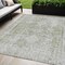 Homeroots 5' X 8' Artichoke Green Oriental Washable Indoor Outdoor Area Rug 607585 - alternate 1