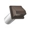 Lambro Preferred Hood Vent, 5-1/2 in W Hood, 5.69 in H Hood, 3 in Duct, Plastic Hood 222B - alternate 2