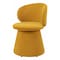 Homeroots Orange Upholstered Velvet Swivel Dining Side Chair 555860 - alternate 7