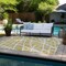 Homeroots 9' X 12' Gold and White Abstract Washable Non Skid Indoor Outdoor Area Rug 559269 - alternate 8