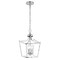 Jonathan Y Camden 10" 3-Light Iron Classic Midcentury Pendant Lantern, Chrome JYL7560B - alternate 8