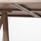 Homeroots 40" Brown Solid Wood Trestle Base Dining Table 380470 - alternate 6