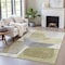 Homeroots 9' X 12' Fern Green And Gray Abstract Washable Indoor Outdoor Area Rug 632159 - alternate 8
