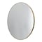 Homeroots 30" Gold Round Wood Framed Accent Mirror 485031 - alternate 5