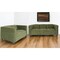 Homeroots Two Piece Green Tufted Velvet Five Person Seating Set 530495 - alternate 1