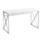 Homeroots 47" White and Silver Computer Desk 333408 - alternate 1