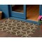 Homeroots 3' X 5' Brown And Beige Geometric Washable Indoor Outdoor Area Rug 613476 - alternate 1