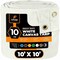 Xpose Safety Tarp, 10 ft X 10 ft, 10 oz, White, Canvas CTW10-1010-X - alternate 1