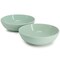 Martha Stewart Everyday 2 Piece 8.5 Inch Stoneware Dinner Bowl Set in Mint 121360.02 - alternate 4