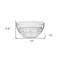 Homeroots 10" Clear Acrylic Round Salad Bowl 520893 - alternate 9