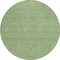 Homeroots 8' Green And Beige Round Geometric Washable Indoor Outdoor Area Rug 594385 - alternate 5