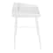 Homeroots 47" White Wood and Metal Parsons Computer Desk 489835 - alternate 9