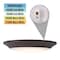 Westinghouse Color Changing Technology 1.25 in. H X 7.5 in. W X 7.5 in. L Frost Black Ceiling Fixtur 6134100 - alternate 6
