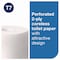 Tork Advanced Coreless High Capacity Bath Tissue, 2-Ply, White, 1,000 Sheets/Roll, 12PK 472881 - alternate 7