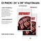 Signmission Bratwurst, Vinyl Decals Only 24 Inch x 36 Inch, Vinyl Decal, 2PK DSB-2436-2PACK-Bratwurst - alternate 2