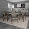 Leisuremod Opaline Series Elegant Wooden Dining Chair in Two-Tone Kahki, 4PK OC24KA4 - alternate 8