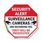 Signmission Security Alert Surveillance Cameras, 10 Inch X 10 Inch, Vinyl Decal OC-D-10-328 - alternate 1