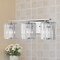 Jonathan Y Coco Prism Vintage 23" 3-Light Metal/Glass Classic Glam LED Vanity Light, Chrome JYL3554A - alternate 9