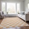 Homeroots 3' X 5' Peach And Ivory Polka Dot Washable Indoor Outdoor Area Rug 614929 - alternate 4