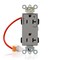 Leviton PlugsandReceptacles, 20A, 125VAC, Gry, Nylon M1636-1CG - alternate 1