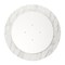 Homeroots 40" White And Gold Rounded Marble And Metal Pedestal Base Dining Table 520845 - alternate 10
