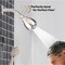 Supplygiant Shower Arm 6 in Stainless Steel Wall Mounted Shower Arm, 1/2 in Threaded IPS, Brushed Nickel Finish 74-TB8-O - alternate 5