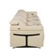 Homeroots 166" Beige Top Grain Leather Reclining Metal USB Sofa 720372 - alternate 7