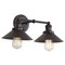 Jonathan Y July 17.5" 2-Light Industrial Farmhouse Metal Vanity Light, Oil Rubbed Bronze JYL7427A - alternate 12