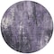 Homeroots 8' Purple And Ivory Round Abstract Washable Indoor Outdoor Area Rug 617658 - alternate 7