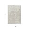 Homeroots 3' X 5' Ivory And Off White Abstract Washable Indoor Outdoor Area Rug 612749 - alternate 7