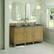 James Martin Vanities Lorelai 60'' D Vanity, Light Natural Oak w/ Parisien Bleu Silestone Top w/FreePower Wireless Charger 424-V60D-LNO-FPBL - alternate 8