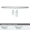 Amerock Arc 6-5/16 inch (160mm) Center-to-Center Polished Chrome Cabinet Pull, 25PK 25VMP6915826 - alternate 4