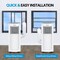 Edendirect 4800 BTU (DOE) Portable Air Conditioner Cools 200 sq. ft. with Dehumidifier, Remote, Sleep Mode ZR-KY-17C1 - alternate 8