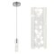 Jonathan Y Bolha 4.75" 1-Light Bubble Acrylic/Iron Modern Minimalist Integrated LED Pendant, Chrome JYL7221A - alternate 1