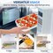 Serenelife 8-Piece Glass Baking Dish with Lids Set, White SL4PBK22 - alternate 4
