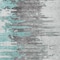Homeroots 3' X 5' Teal Blue Charcoal And Silver Abstract Washable Indoor Outdoor Area Rug 582410 - alternate 7