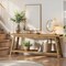 Kioottoo 70.9'' Extra Long Sofa Table, Rustic Brown Industrial Console TG-JW0836 - alternate 5