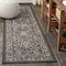 Jonathan Y Malta Bohemian Medallion Textured Weave Black/Gray 2 ft. x 10 ft. Indoor/Outdoor Runner Rug SMB104C-210 - alternate 1