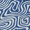 Homeroots 8' Navy Blue And Ivory Round Abstract Washable Indoor Outdoor Area Rug 598982 - alternate 7