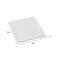 Homeroots 2in White Gel Memory Foam Twin Mattress Topper 711940 - alternate 5
