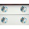 Homeroots Set of Eight Blue And White Ceramic Drawer Pull Knobs, 8PK 358109 - alternate 7