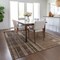 Homeroots 3' X 5' Brown And Beige Striped Washable Indoor Outdoor Area Rug 602761 - alternate 7