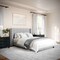 Martha Stewart Kay Full Upholstered Platform Bed w/Channel Stitched Wingback Headboard/Cushioned Siderails, Gray TW-3WDB03B-F-GY-MS - alternate 10