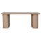 Homeroots 47in Brown Solid Wood Storage Bench With Cabinet 718248 - alternate 1