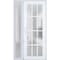 Vdomdoors Front Exterior Prehung FiberGlass Door Frosted Glass / Manux 8312 White Silk / Sidelight Exterior W MANUX8312EXD-WS-W36+16 x H80-RH - alternate 4