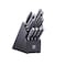 Henckels Graphite 13-pc Knife Set with Block, Black, Stainless Steel 1011027 - alternate 1